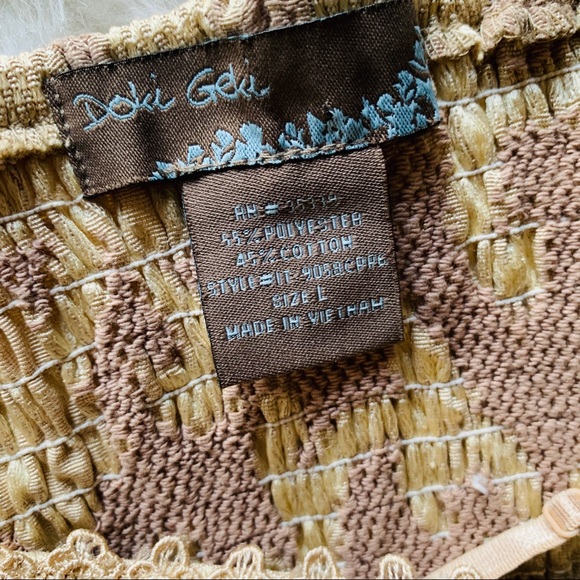 Doki Geki Bustier Damask Corset Top Large - Picture 3 of 5